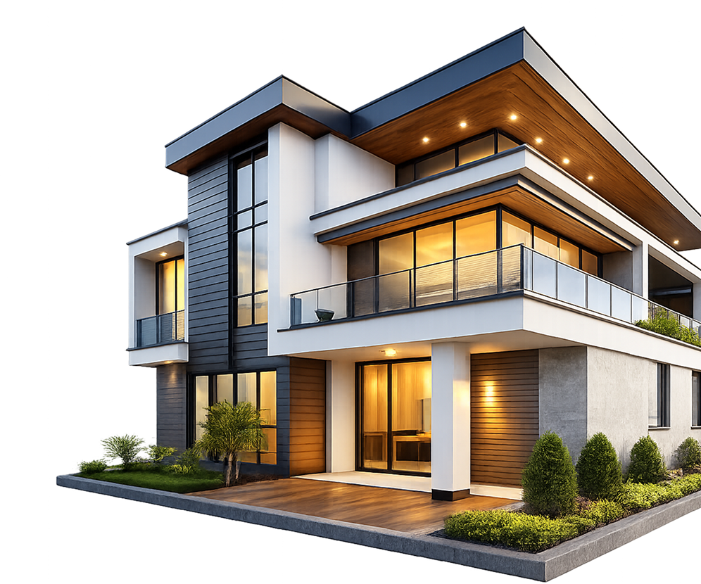 Modern villa with pool